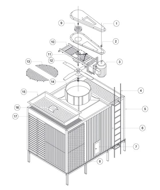 HX-Series Tower Diagram